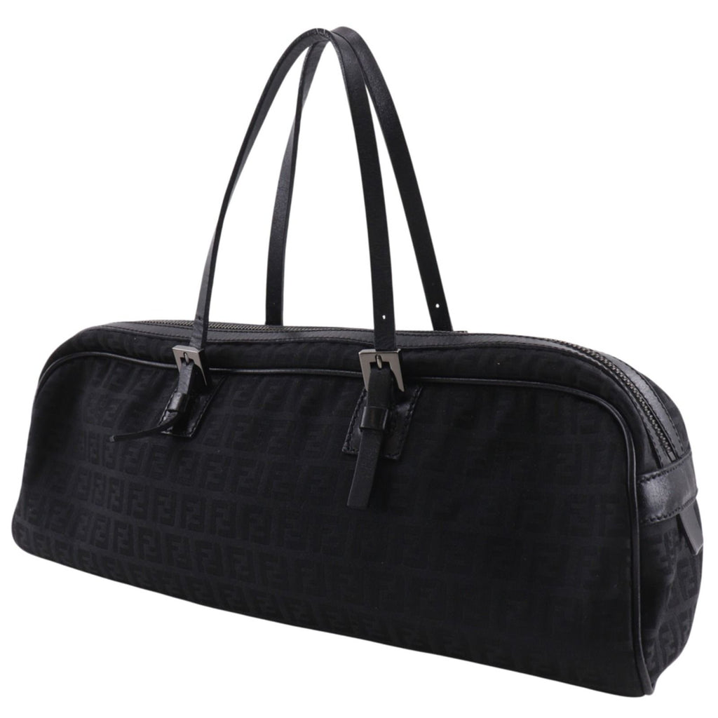 Fendi Zucchino Nylon Canvas Black Tote — view 2