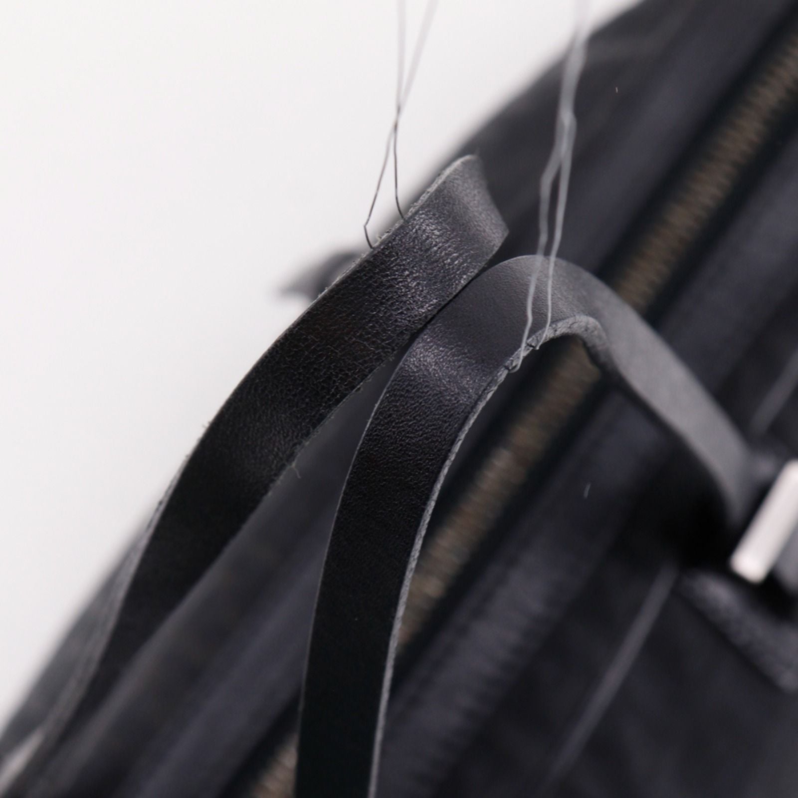 Fendi Zucchino Nylon Canvas Black Tote — view 5