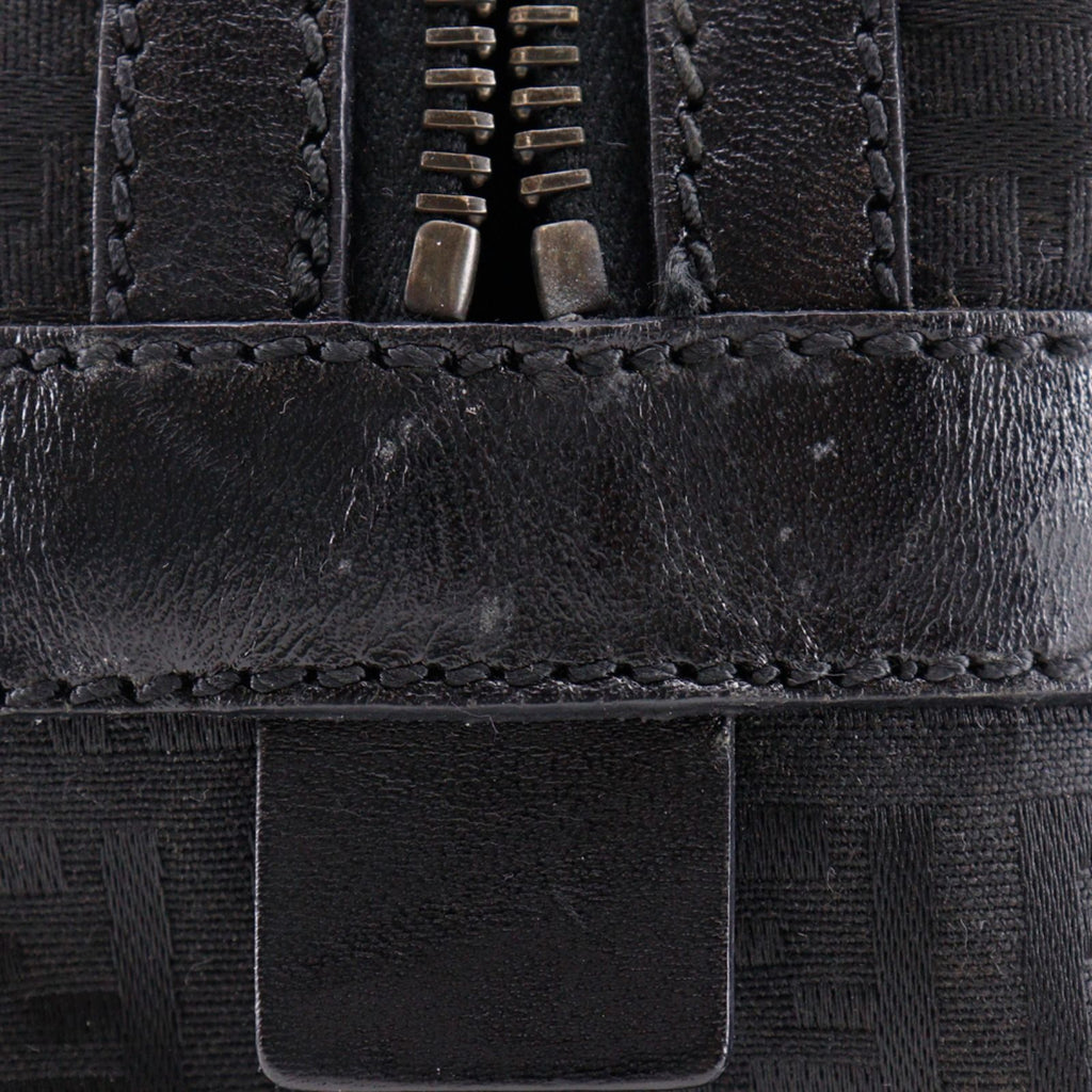 Fendi Zucchino Nylon Canvas Black Tote — view 8