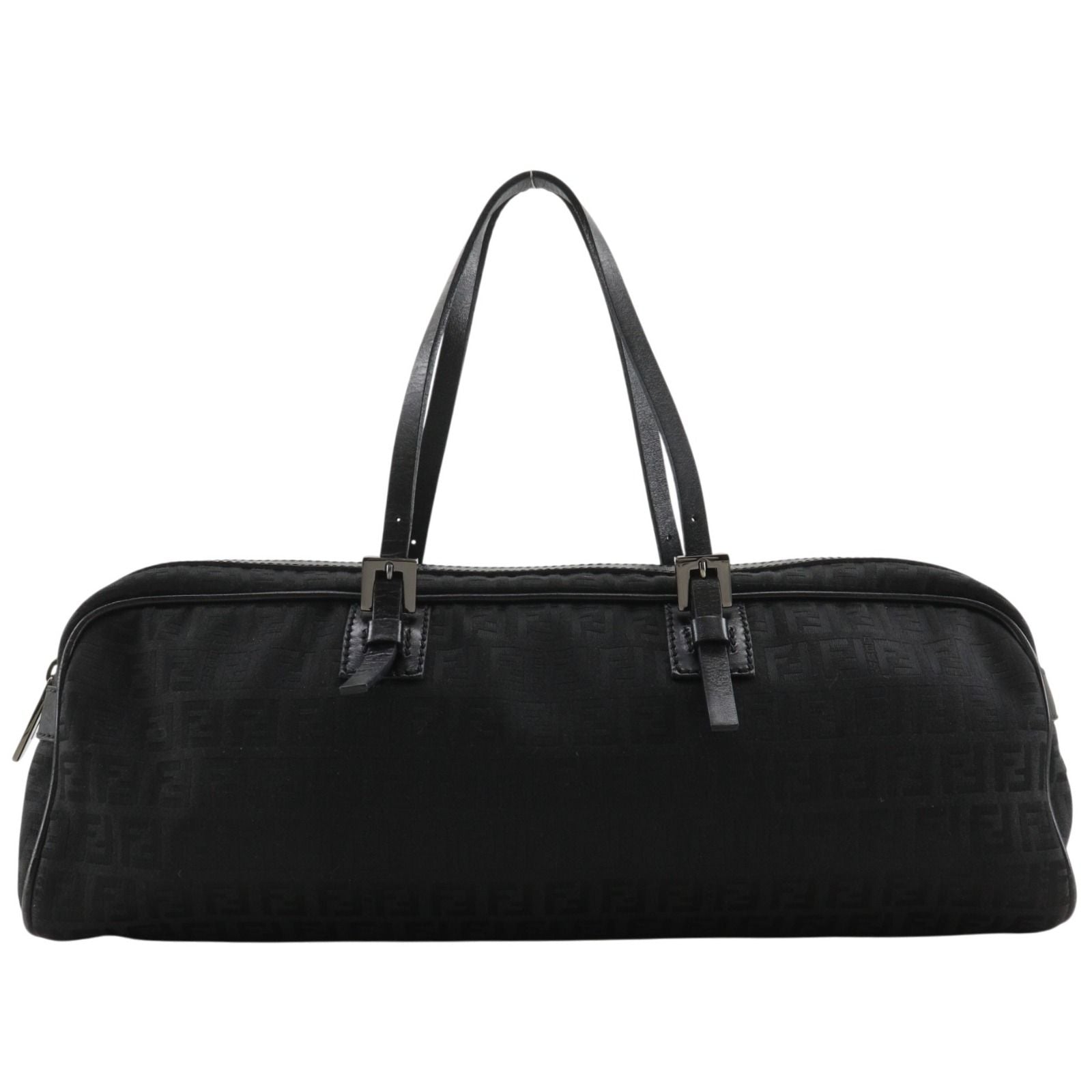 Fendi Zucchino Nylon Canvas Black Tote