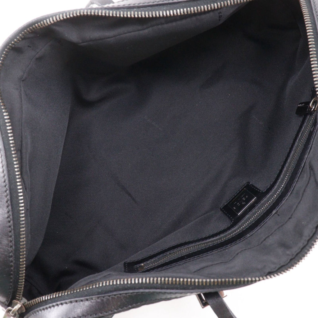 Fendi Zucchino Nylon Canvas Black Tote — view 6