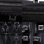 Fendi Zucchino Nylon Canvas Black Tote — view 9