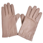Hermes Gloves Bastille Etoupe Logo — view 2