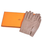 Hermes Gloves Bastille Etoupe Logo