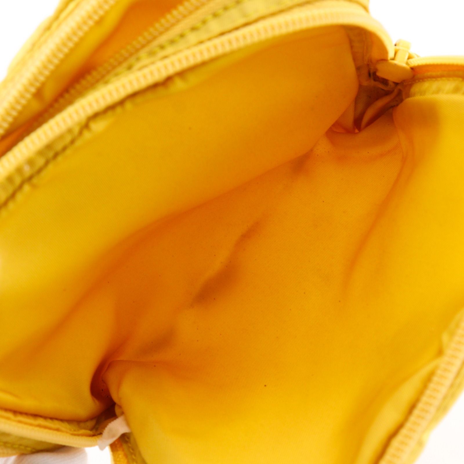 Prada Nylon Yellow Pouch — view 6
