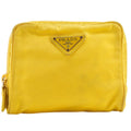 Prada Nylon Yellow Pouch