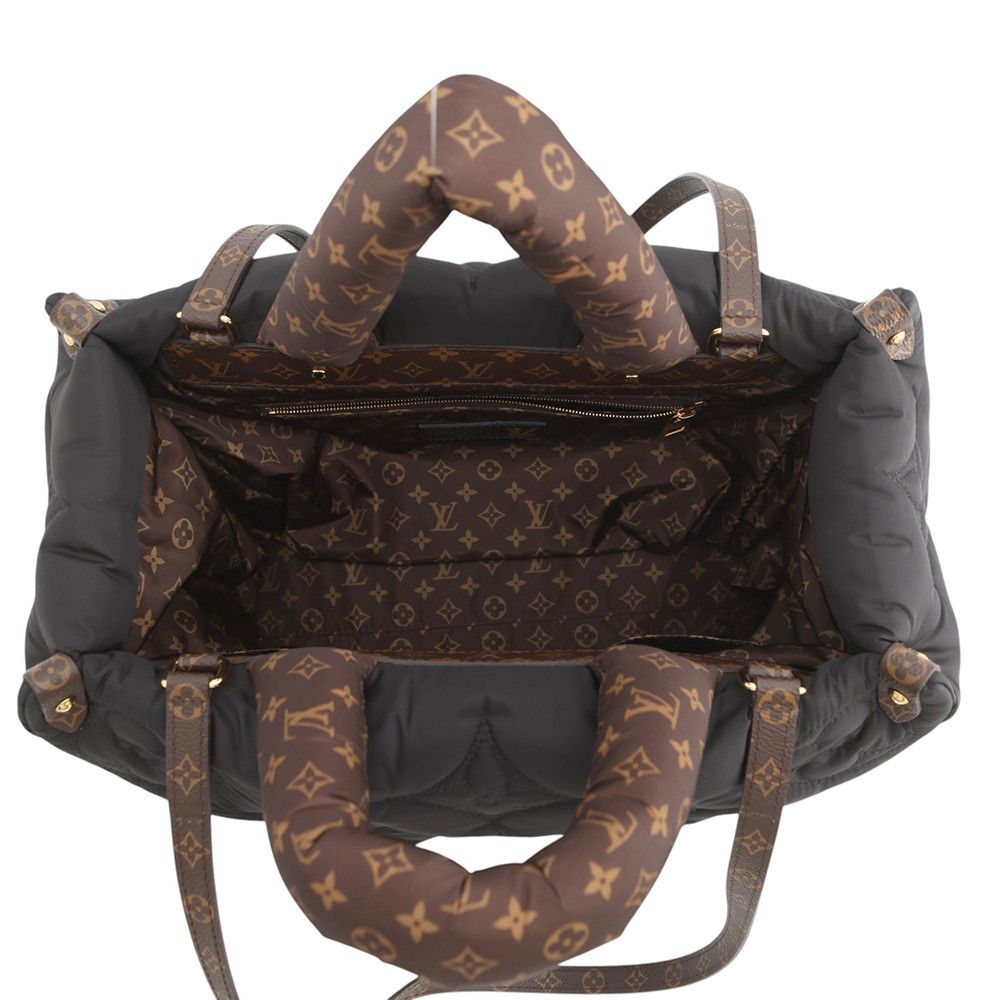 Louis Vuitton Tote Recycled Nylon Monogram On The Go GM Black — view 6
