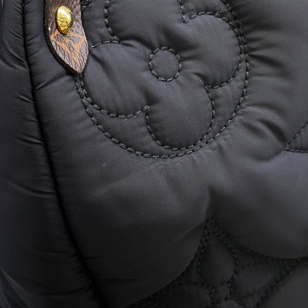Louis Vuitton Tote Recycled Nylon Monogram On The Go GM Black — view 8