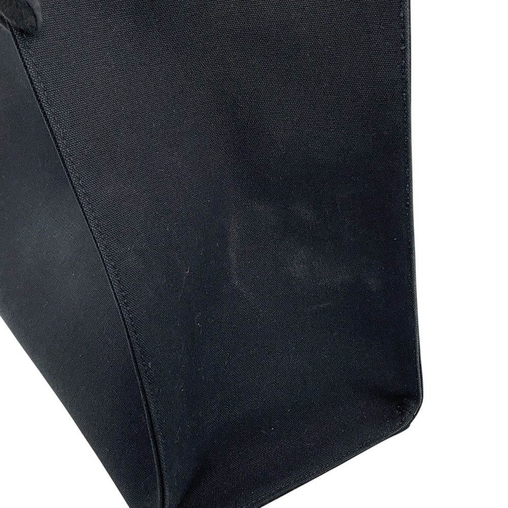 Fendi Tote Collaboration Fender Che Embroidered Canvas 2-Way Black — view 8