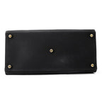Fendi Tote Collaboration Fender Che Embroidered Canvas 2-Way Black — view 3