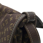Louis Vuitton Shoulder Bag Monogram Mini Lin Saumur 30 — view 9