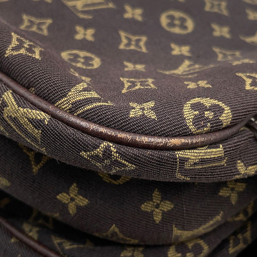Louis Vuitton Shoulder Bag Monogram Mini Lin Saumur 30 — view 8