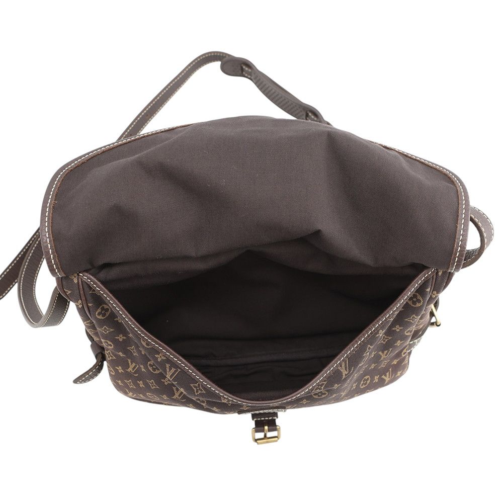 Louis Vuitton Shoulder Bag Monogram Mini Lin Saumur 30 — view 5