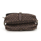 Louis Vuitton Shoulder Bag Monogram Mini Lin Saumur 30 — view 3