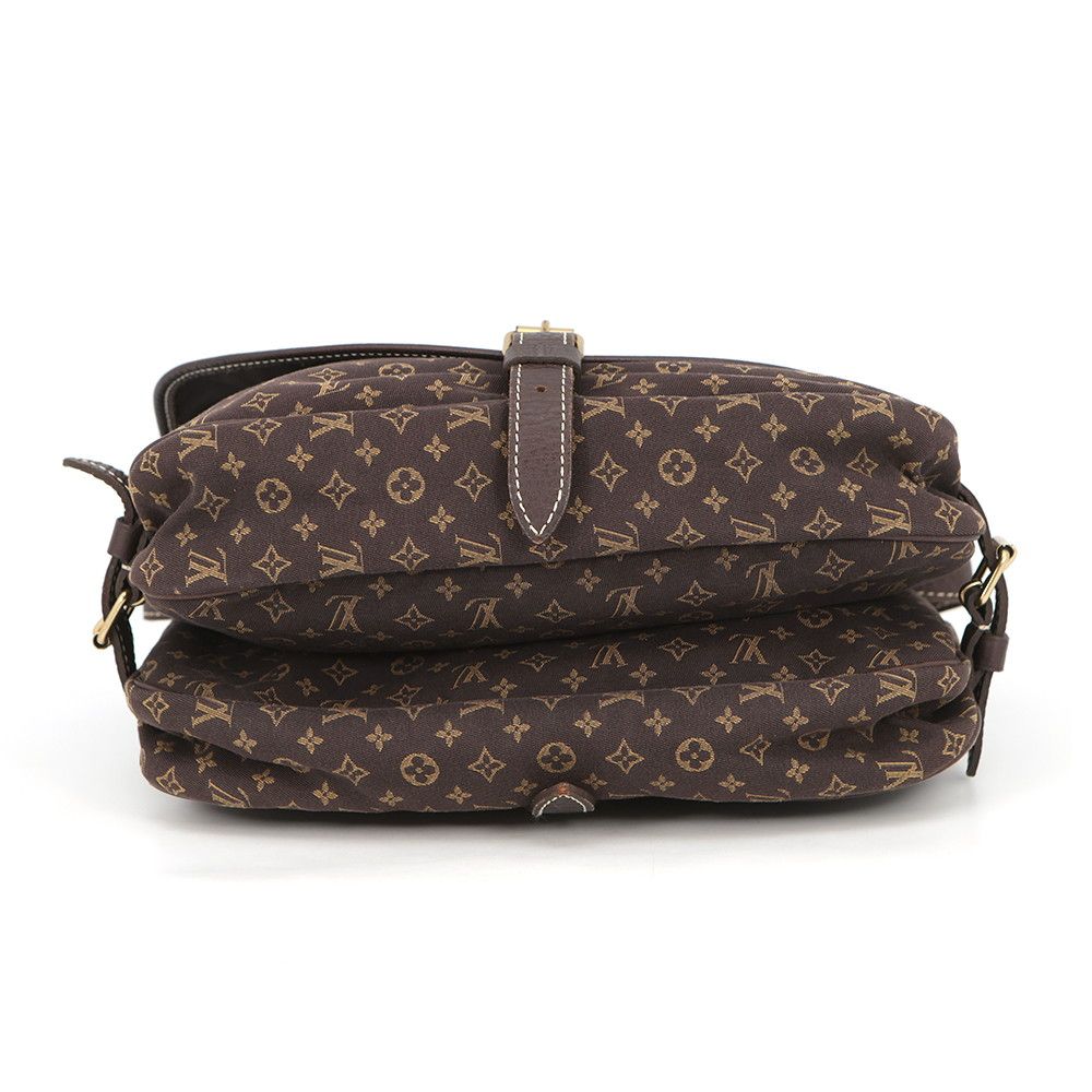 Louis Vuitton Shoulder Bag Monogram Mini Lin Saumur 30 — view 3