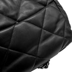 Chanel Chain Shoulder Bag 19 Large Lambskin 2-Way Black — view 7