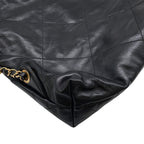 Chanel Backpack 22 Small Shiny Calfskin Black — view 7