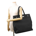 Saint Laurent Paris Tote Manhattan S Leather Black — view 4