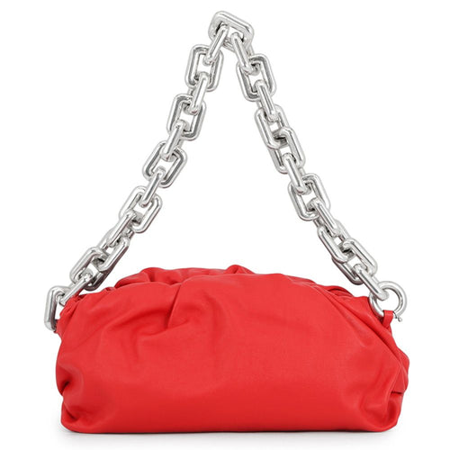 Bottega Veneta Chain Shoulder Bag the Pouch Cuffleather