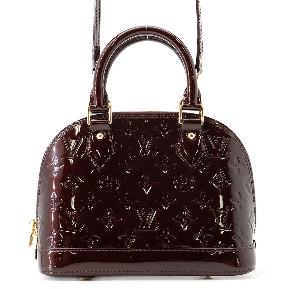Louis Vuitton Handbag Monogram Vernis Alma BB 2-Way