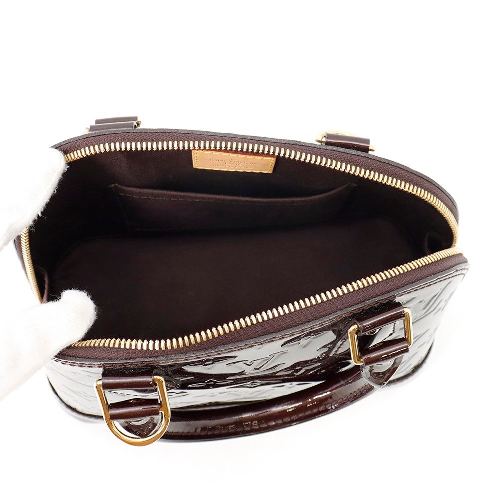 Louis Vuitton Handbag Monogram Vernis Alma BB 2-Way — view 6