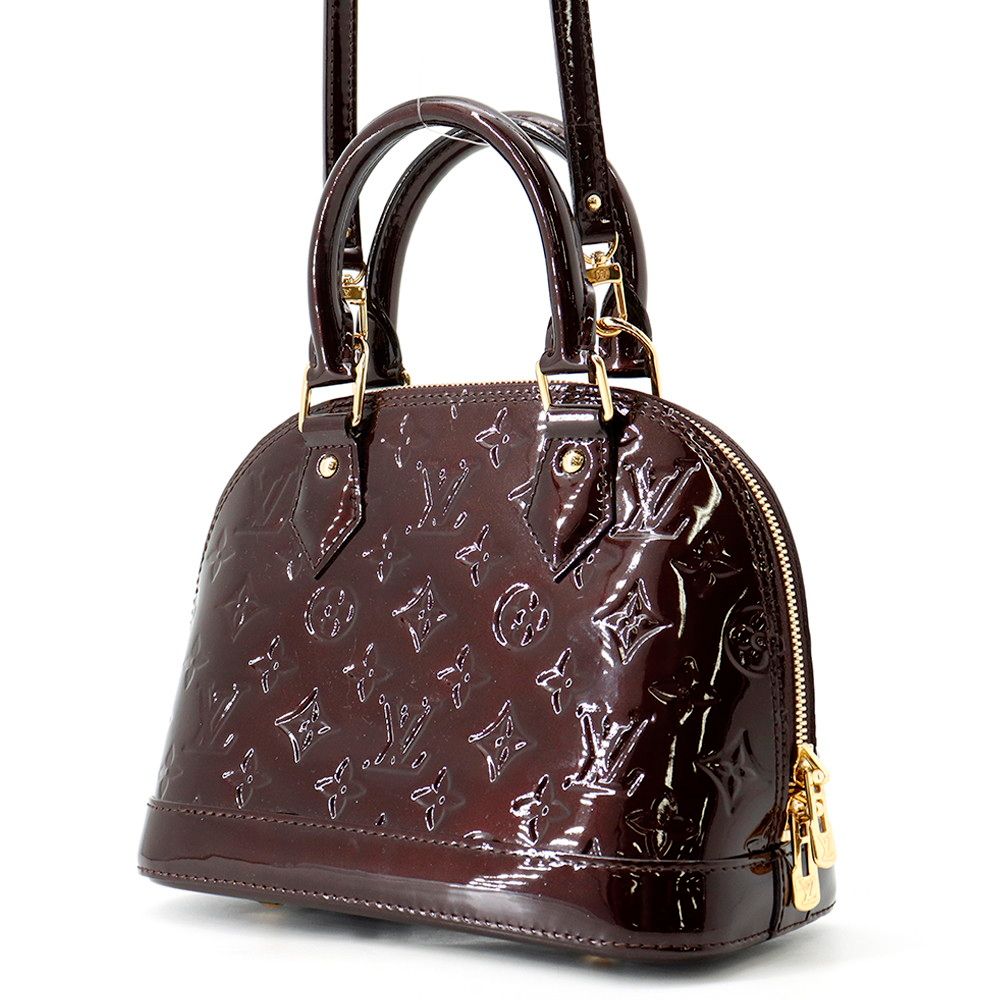 Louis Vuitton Handbag Monogram Vernis Alma BB 2-Way — view 2