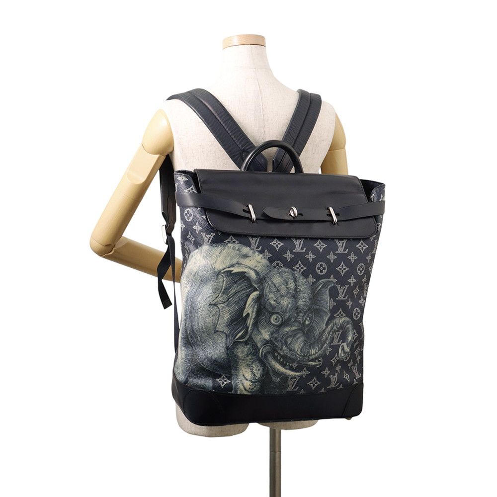 Louis Vuitton Backpack Monogram Savanna Steamer — view 4