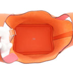Hermes Picotin Lock PM Eclat Orange Minien Rose Azalea Silver Taurillon — view 5