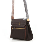 Hermes Shoulder Bag Herbag Zip Mini Ebene Gold Toile Ash Vache Hunter — view 2