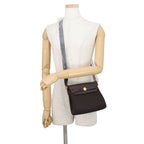 Hermes Shoulder Bag Herbag Zip Mini Ebene Gold Toile Ash Vache Hunter — view 4