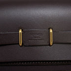 Hermes Shoulder Bag Herbag Zip Mini Ebene Gold Toile Ash Vache Hunter — view 6