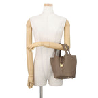 Hermes Handbag Picotin Lock PM Etoupe Gold Taurillon Recmans — view 4
