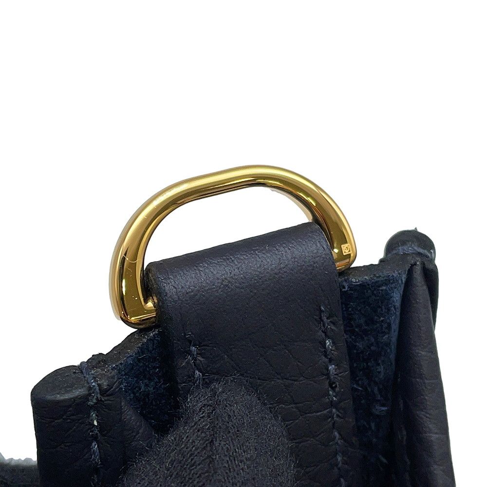 Hermes Shoulder Bag Evelyne 3 23 Canvas Gold Taurillon Clemence — view 9