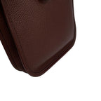 Hermes Shoulder Bag Evelyne TPM 111 cm Silver Taurillon Clemence — view 9