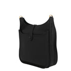 Hermes Shoulder Bag Evelyne 3 PM Black Gold Taurillon Clemence — view 2