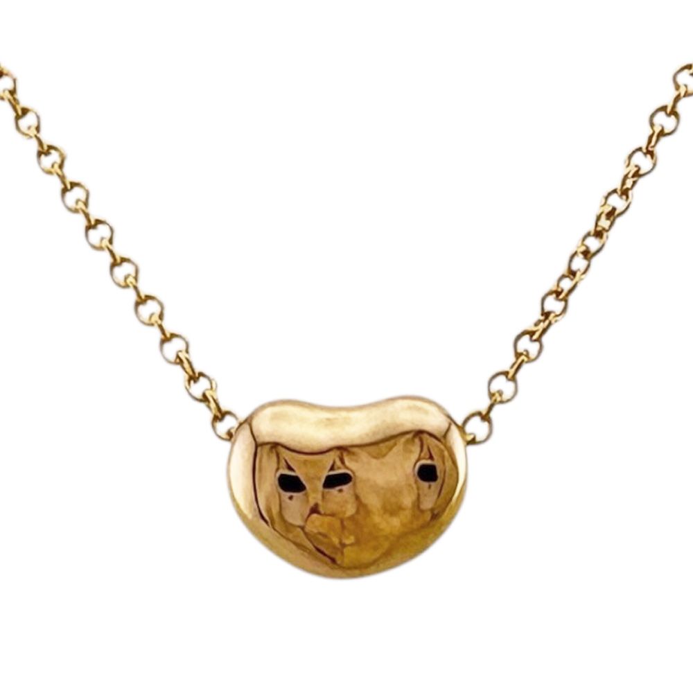 Tiffany & Co Bean Necklace 18k Gold