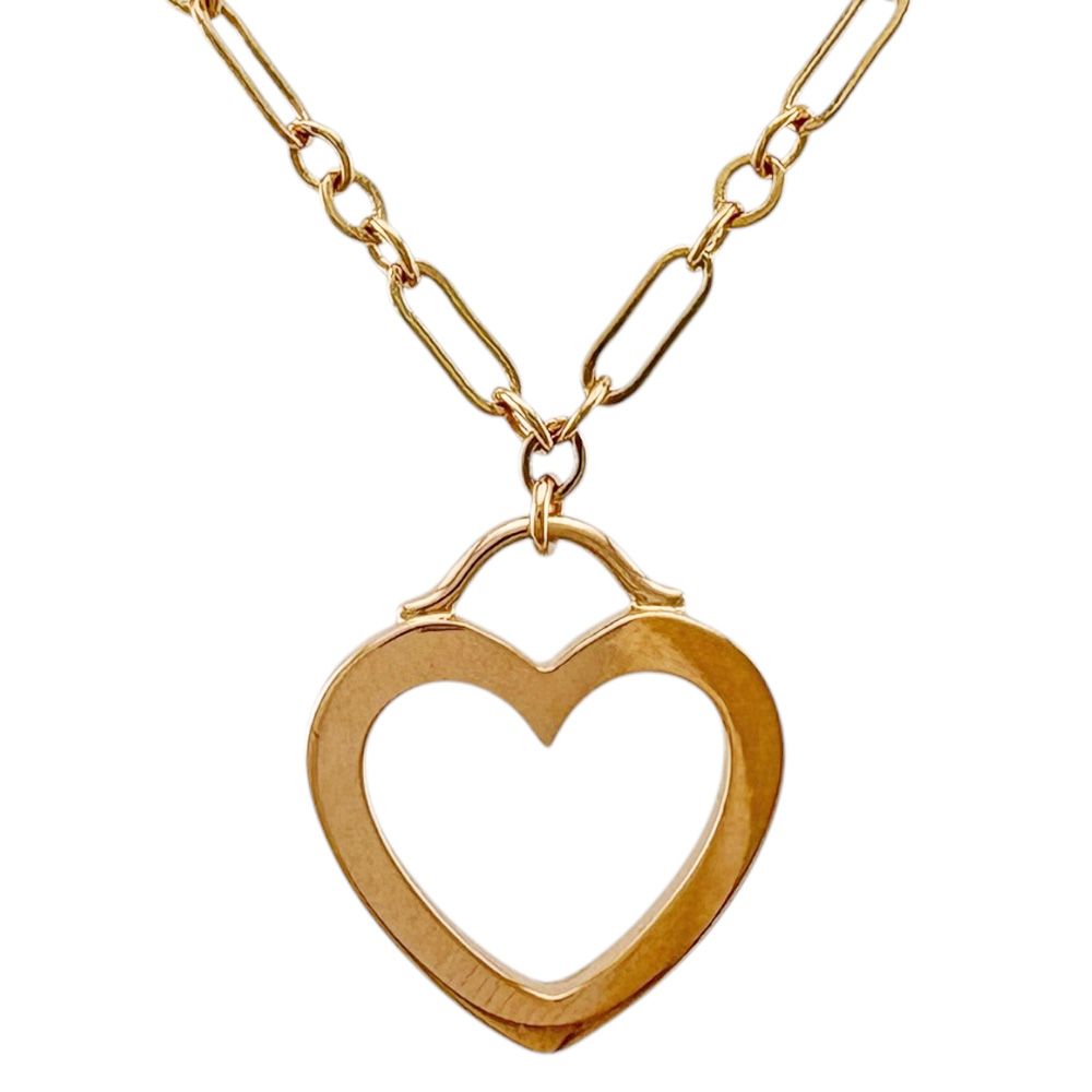 Tiffany & Co Sentimental Heart Necklace 18k Gold