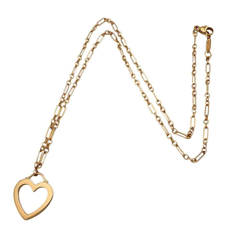 Tiffany & Co Sentimental Heart Necklace 18k Gold — view 8