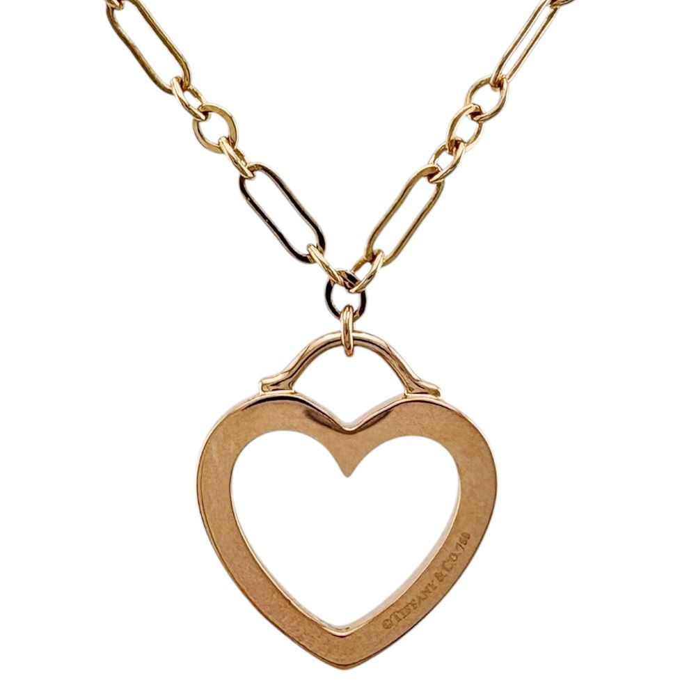 Tiffany & Co Sentimental Heart Necklace 18k Gold — view 3