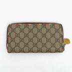 Gucci Courier Zip Around Wallet Beige Brown GG Supreme — view 2