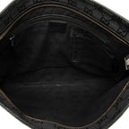 Gucci GG Supreme Crossbody Shoulder Bag Black Leather — view 4