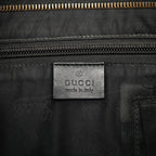 Gucci GG Supreme Crossbody Shoulder Bag Black Leather — view 5