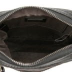 Fendi Zucchino Crossbody Shoulder Bag Brown Black Canvas Leather — view 4
