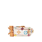 Louis Vuitton Monogram Multicolor Bracelet Porto a Dos les White Leather