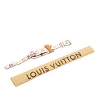 Louis Vuitton Monogram Multicolor Bracelet Porto a Dos les White Leather — view 8