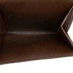 Louis Vuitton Damier Portefeuille Elis Bifold Wallet Brown Leather — view 5