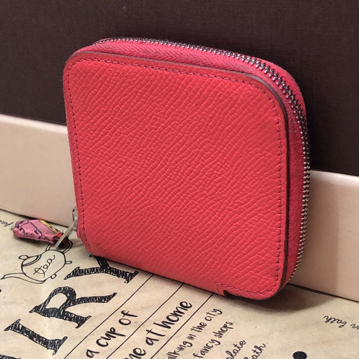 Hermes Coin Purse Azap Silk'In Sun