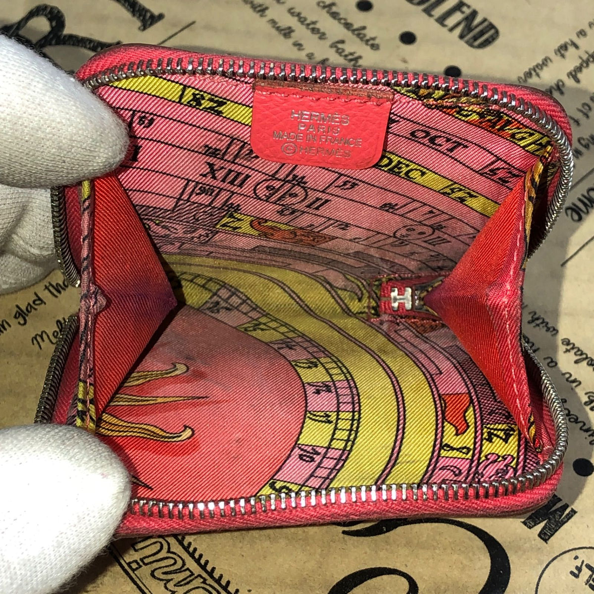 Hermes Coin Purse Azap Silk'In Sun — view 5