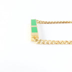 Bottega Veneta Necklace Gold Green — view 5