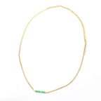 Bottega Veneta Necklace Gold Green — view 3